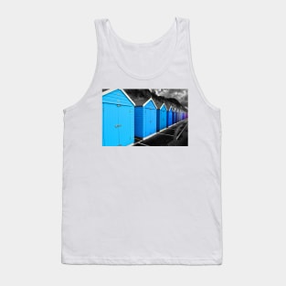 Bournemouth Beach Huts Dorset England Tank Top